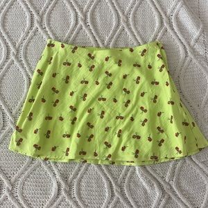 NWT floral uo mini skirt